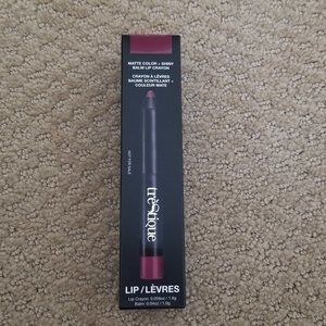 **NIB** TreStique Matte Lip Crayon + Balm Lip Color Belize Bordeaux
